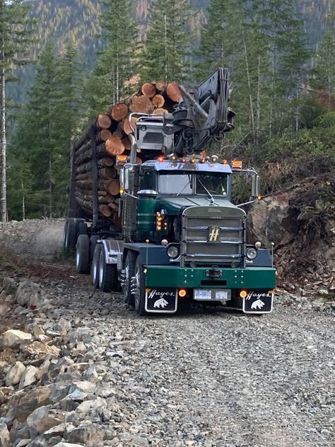 Hunting Truck, Log Truck, Logging Trucks, Logging Industry, Dream Ideas, Heavy Haul, Logging Equipment, Equipment Trailers, Forestry Equipment