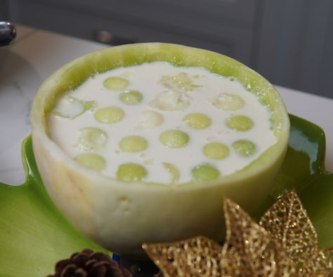 Honeydew Melon Sago Honeydew Melon Recipes, Easiest Desserts, Melon Recipes, Asian Side Dishes, Winter Melon, Honeydew Melon, Cold Desserts, Canned Coconut Milk, Asian Desserts