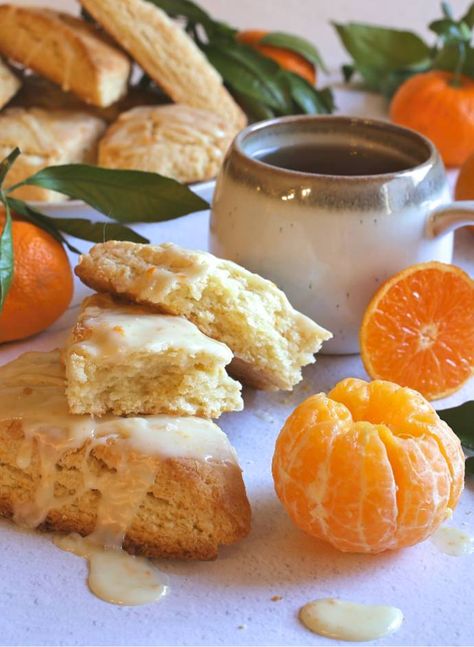 Mandarin Orange Scones, Satsuma Cake Recipe, Mandarin Recipes, Satsuma Recipes, Mandarine Recipes, Cream Scones Recipe, Satsuma Orange, Orange Juice Recipes, Snacking Cake