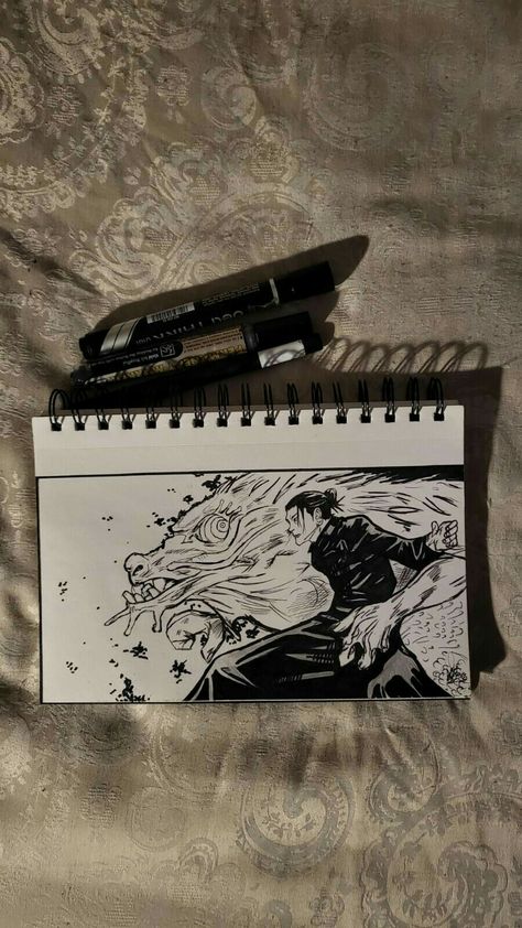 Jjk Sketch Drawing Easy, Getou Suguru Sketch Pencil, Getou Suguru Drawing, Jjk Sketch Drawing, Jujutsu Drawing, Jjk Drawing Sketch, Jujutsu Kaisen Sketch, Drawing Jujutsu Kaisen, Jjk Sketch