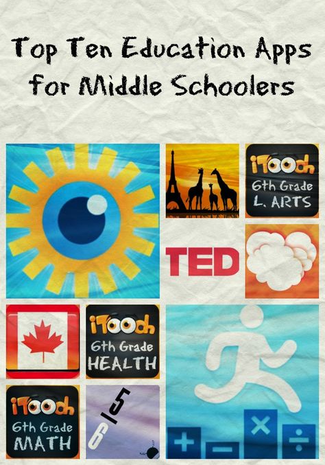 Top Ten Education Apps for Middle Schoolers Apps For Middle Schoolers, Science Classroom Middle School, Teacher Apps, Classroom Middle School, Education Apps, Homeschool Middle School, Teacher Tech, Teaching Technology, Middle School Reading