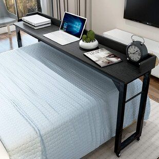 Small Guest Bedroom Office Combo, Bedroom And Office Combo Ideas, Guest Bedroom Office Combo, Rolling Bed, Bedroom Office Combo, Bed Frame Sets, Guest Bedroom/office, Overbed Table, Best Platform Beds