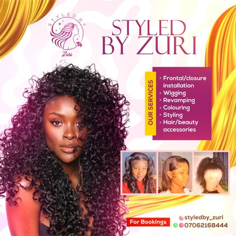 designed by emmy Makeup Fliers, Hair Stylist Flyer Design, Hair Sales Flyer Design, Hair Flyer Design, Sales Flyer Design, Beauty Salon Posters, Sales Flyer, Hair Flyer, Flyer Design Layout