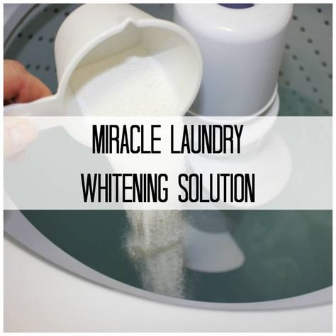 The Secret To Getting Whiter Whites In Your Laundry – Home and Garden Whiten White Clothes, Cleaning White Clothes, How To Bleach Whites, Laundry Whitening, Whiter Whites, How To Whiten Clothes, Dingy Whites, Washing White Clothes, Brighten Whites