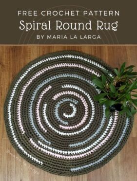 Free Crochet Pattern Spiral Round Rug Crochet Carpet, Fun Crochet, Crochet Crop, Fun Crochet Projects, Crochet Rug, Crochet Crop Top, Round Rug, Free Crochet Patterns, Learn To Crochet