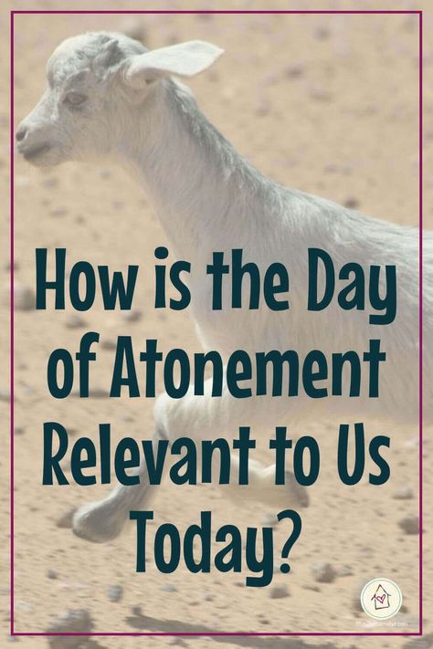 The Day of Atonement - Yom Kippur - was, in the Old Testament era, a solemn sabbath but, otherwise, more a day of activity for the High Priest than for the people.  So how is the Day of Atonement relevant to us today? ~ biblical holidays | hebrew holidays Day Of Atonement For Kids, Biblical Holidays, Hebrew Holidays, The Scapegoat, Day Of Atonement, Christian Homemaking, Bible Stuff, Activities For Teens, Yom Kippur