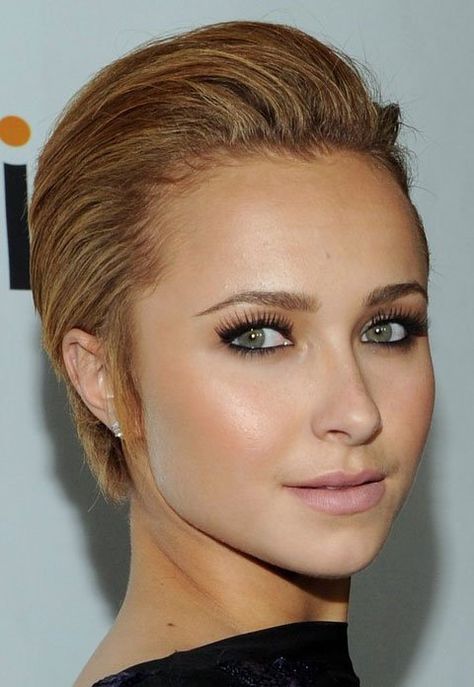 10 Drop-Dead Gorgeous Ways to Style Short Hair | Haircut | Style | Short Hair Short Hair Cuts For Round Faces, Celebrity Short Hair, Hayden Panettiere, Pixie Styles, Popular Haircuts, Round Face Haircuts, Short Hair Balayage, Bob Haircuts For Women, Short Bob Haircuts