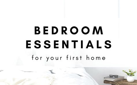 First Apartment Bedroom, Bedroom Essentials, Apartment Bedroom, One Bedroom Apartment, First Apartment, Moving Out, Comfy Cozy, Bedroom Apartment, First Home