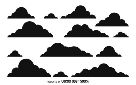 Cloud silhouette pattern Cloud Silhouette, Peach Hibiscus, Pink Floyd Art, Cherry Pattern, Cloud Vector, Mo Design, Shirt Design Inspiration, Elements Of Design, Wallpapers Backgrounds