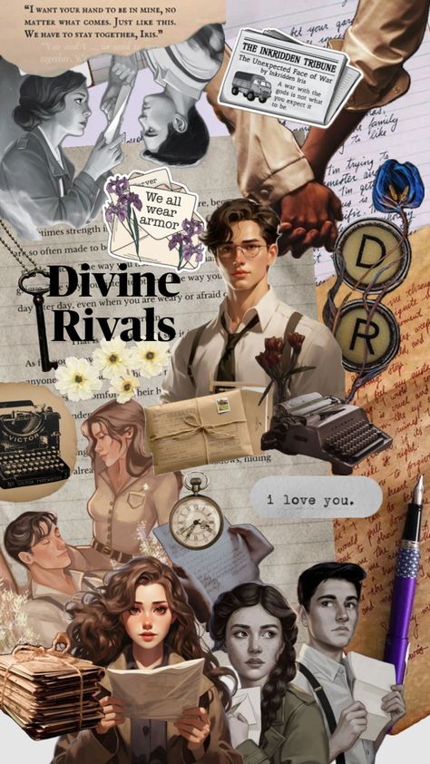 Divine Rivals #divinerivals #book Divine Rivals, Romcom Books, Book Annotation, Romantic Books, Book Boyfriends, Reading Journal, Fan Book, Books For Teens, Book Fandoms