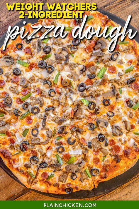 Greek Yogurt Pizza Dough, Greek Yogurt Pizza, Yogurt Pizza, Yogurt Pizza Dough, Beer Cheese Bread, 2 Ingredient Pizza Dough, Fruit Salad With Pudding, Broccoli Cheese Casserole, Easy Main Dishes