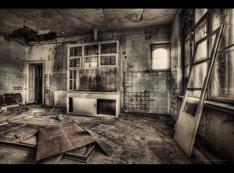 [ abandoned laboratory ] | Flickr - Photo Sharing! Abandoned Laboratory Concept Art, Abandoned Lab Aesthetic, Creepy Laboratory Aesthetic, Dark Laboratory, Slender Mansion, Abandoned Laboratory, Apocalypse Books, Vampire Novel, Derelict Buildings