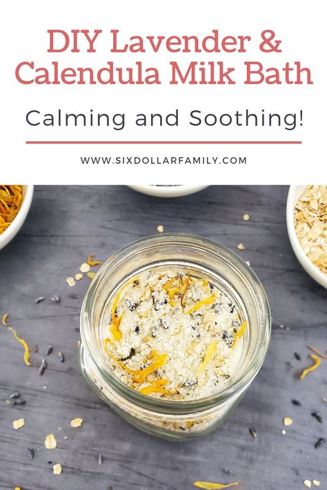 Dive into the serene world of homemade bath soaks with our in-depth guide on lavender and calendula milk bath. Discover the soothing benefits of these botanicals for your skin and mood, and learn how creating your own bath products can save money and boost your health. A perfect blend of self-care and practicality! Oat Milk Bath Recipe, Bath Milk Recipe, Orchard Ideas, Natural Hygiene, Vibe Party, Diy Bath Soak, Milk Bath Recipe, Bath Teas, Bath Soak Recipe