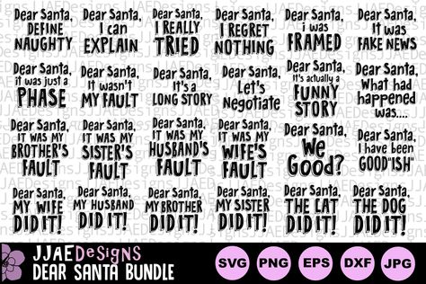 Dear Santa Svg, Dear Santa Quotes, Cricut Ornament, Dear Santa Funny, Santa Quotes, Cricut Ornaments, Christmas Shirt Svg, Christmas Shirts For Kids, Santa Svg