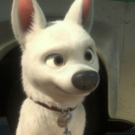 Bolt Aesthetic, Pfp Movie, Bolt Wallpaper, Bolt Poster, Disney Bolt, Bolt Dog, Bolt Disney, Dreamworks Characters, Dog Movies