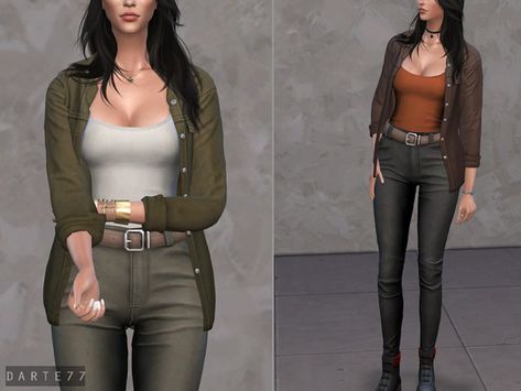 Darte77's Open Shirt (Tank Top) (Fixed!) Sims 4 Survival Clothes, Sims 4 Adventure Cc, Sims 4 Apocalypse Clothes, Sims 4 Cc Dystopian Clothes, Sims 4 Cc Adventure Clothes, Sims 4 Cc Survival Clothes, Sims 4 Darte77, Sims 4 Soldier Cc, Sims 4 Zombie Apocalypse Cc Clothes