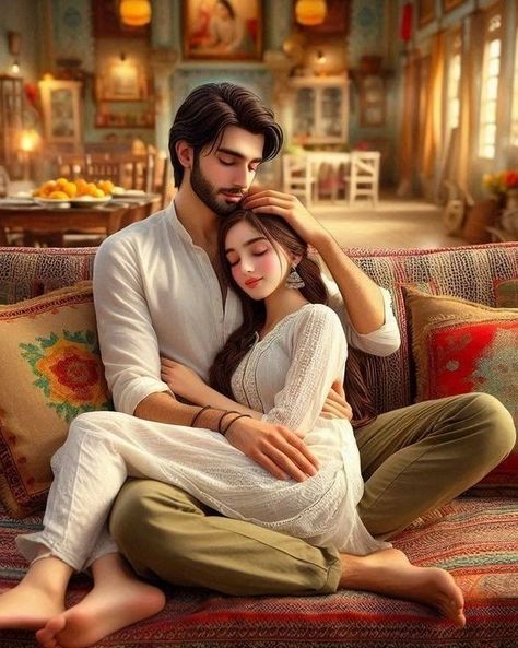 Beautiful Couple Images, Romantic Couple Dp, Trip To France, Muslim Brides, Love Cartoon Couple, Cruella Deville, Cute Couple Dp, Romantic Couples Photography, Cute Couples Cuddling