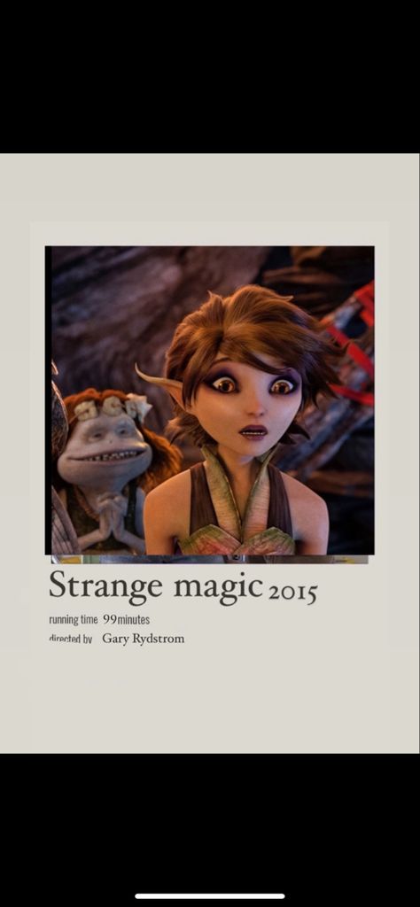 Strange Magic Movie Poster, Strange Magic Poster, Strange Magic Movie, Animated Movie Posters, Strange Magic, Animation Character, Movie Poster Wall, Poster Series, Animated Characters