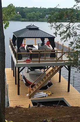 Lake House Dock, Boathouse Design, Dock Ideas, Dock House, Lake Dock, Lakefront Living, Lakefront Property, Lake Living, Lake Cottage