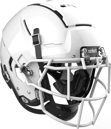 Schutt F7 2.0 Collegiate Football Helmet, EGOP NB VC Facemask Attached, Medium, White Schutt F7, Cool Football Helmets, Football Helmet, Football Helmets, Face Mask, Football, China, Sports, White