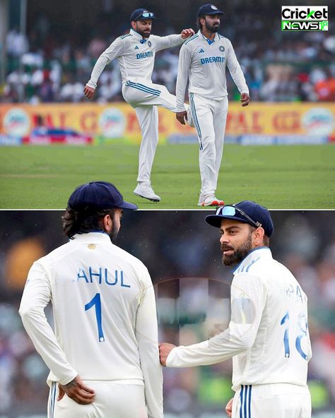 Virat Kohli and KL Rahul in Kanpur today. 🌟 📸©BCCI #viratkohli #klrahul #INDvsBAN #WorldTestChampionship #WTC25 #testcricket #testmatch #CricketNews18 Kl Rahul, Virat Kohli, Quick Saves