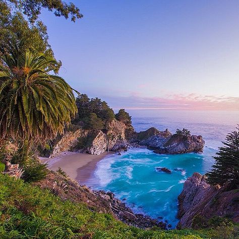 Mcway Falls Big Sur, Wallpaper Travel, Mcway Falls, Adventure Inspiration, Big Sur California, Places On Earth, Beautiful Places Nature, Colby, Beautiful Place