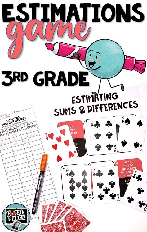 Estimating Sums And Differences 3rd, Rounding Math Games 3rd Grade, Estimate Sums 3rd Grade, Estimating Sums 3rd Grade, Estimating Sums And Differences, 3rd Grade Games, Estimation Activities, Rounding Games, Subtraction Centers