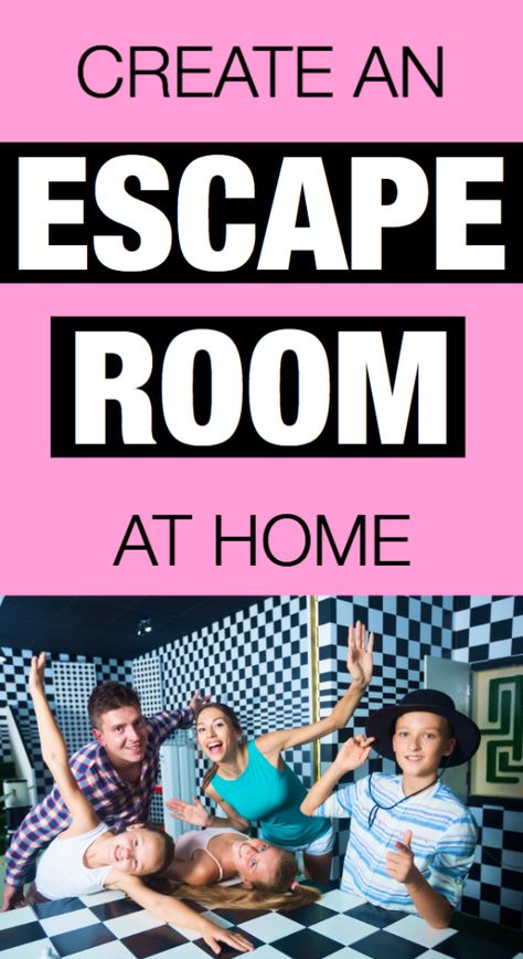 DIY ESCAPE ROOM AT HOME - Steph Social Family Escape Room Diy, Escape Room Ideas For Teens, Teenager Games, Teenage Games, Family Game Night Ideas, Escape Room At Home, Game Night Ideas, Escape Room Diy, Diy Escape Room