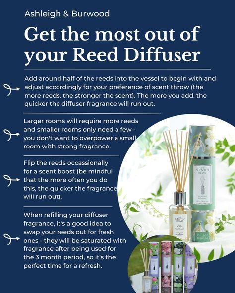 Reed Diffusers are one of the best methods of adding a layer of fragrance to your home. Make sure you are getting the most out of it by following our tips to keep your reed diffuser fresh and functional for as long as possible. Reed Diffuser Recipe, Oil Reed Diffuser, Sherbet Lemon, Roasted Figs, Classy Business Outfits, Reed Diffuser Refill, Diffuser Recipes, Reed Diffusers, Smell Fresh