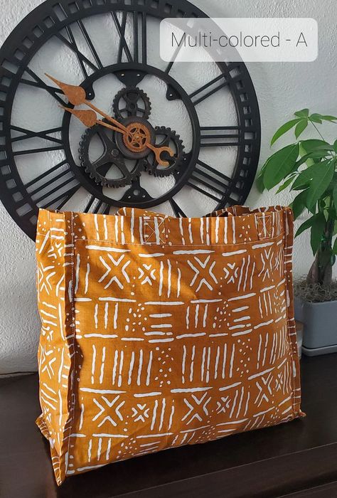 Kitenge Bags, Creative Tote Bag, Canvas Bag Diy, Ankara Bags, African Bag, African Crafts, African Accessories, Handmade Tote, Colorful Bags