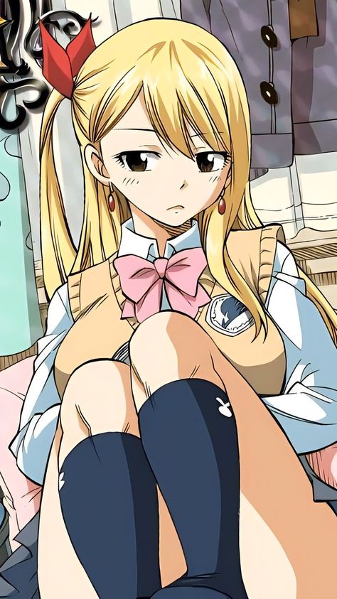 Official Lucy Heartfilia Hairstyle, Lucy Heartfilia Official Art, Fairytale Lucy, Fairy Tail Official Art, Fairytail Character, Lucy Heartfilia Wallpaper, Lucy Heartfilia Fanart, Lucy Heartfilia Outfits, Lucy And Juvia