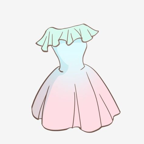 fashion,skirt,summer clothing,female dress,cartoon dress,illustration,dress,clothing,dress clipart,fashion clipart,women dress Cartoon Dress Design, Art Drawings Clothes, Cartoon Dress Drawing, Art Clothes Design, Dress Cartoon Drawing, Clothes Art Drawing, How To Draw Dresses, Cute Dress Drawing, Drawing Of Clothes