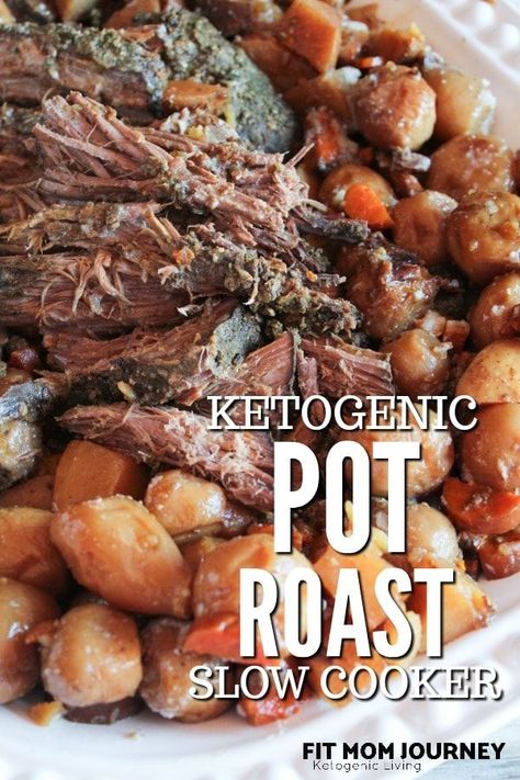 Keto Slow Cooker Beef, Keto Slow Cooker, Low Fat Diet Plan, Low Carb Low Fat Recipes, Beef Pot Roast, Slow Cooker Roast, Pot Roast Slow Cooker, Low Carb Diet Recipes, Low Carb Meals Easy