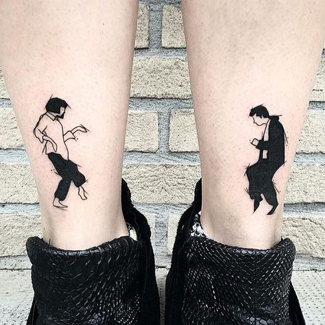 Sketched Tattoo, Pulp Fiction Tattoo, Movie Tattoos, Tattoo Zeichnungen, 4 Tattoo, Sketch Tattoo Design, B Tattoo, Badass Tattoos, Skin Art