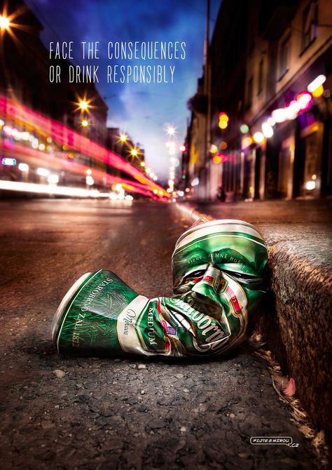 Advertising Campaign Design, Magazine Web Design, Heineken Beer, Etiquette Vintage, Drink Responsibly, 광고 디자인, Ad Of The World, Publicidad Creativa, Great Ads