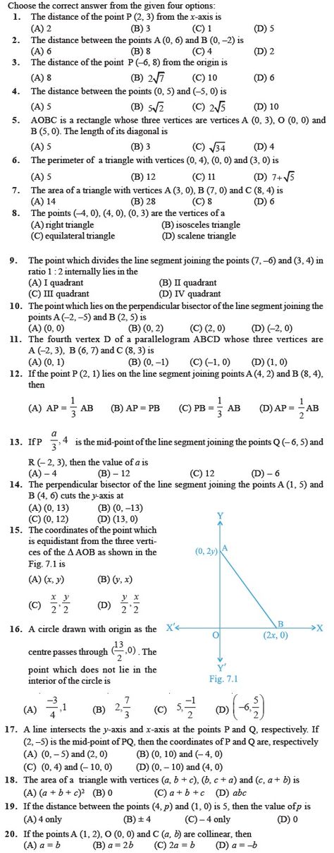 Class 10 Important Questions For Maths - Coordinate Geometry - AglaSem Schools Coordinate Geometry Activities, Maths Worksheet For Class 10, Coordinate Geometry Notes, Grade 10 Math, Math Worksheets With Answers, Maths Hacks, 10th Grade Math Worksheets, 10th Grade Geometry, 10th Grade Math