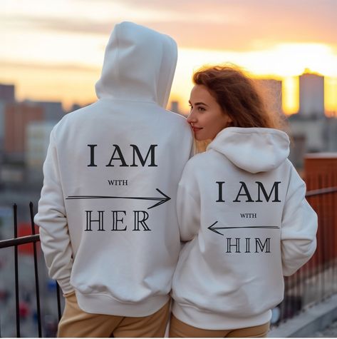 Custom Couple Hoodies, Matching Couple Hoodies, Hoodies For Couples, Hoodies Couple, Bf And Gf, Couples Custom, Matching Hoodies For Couples, Couple Hoodies, Matching Hoodies