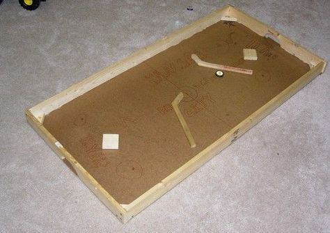 build a nok hockey table Diy Wooden Games, Hockey Diy, School Age Activities, Hockey Table, Too Nice, Indoor Kids, Hockey Game, Wood Scraps, House Yard