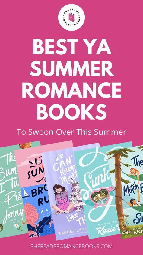 10 Must-Read Young Adult Summer Romance Books to Swoon Over – She Reads Romance Books Romantic Books For Teens, Romance Books For Teens, Romance Books For 12 Year Girl, Best Summer Romance Books, Ya Romance Books, Summer Romance Books, Ya Summer Romance Books, Ya Books Romance, Young Adult Romance Novels