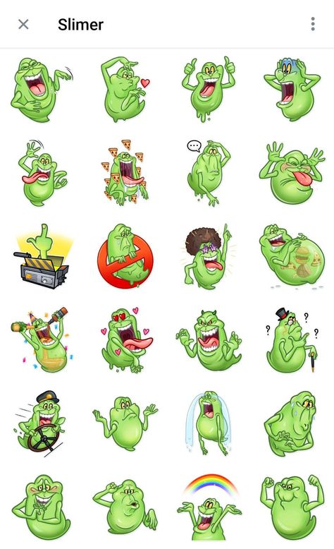 Ghost Busters Birthday Party, Slimer Ghostbusters, Ghostbusters Birthday Party, Ghostbusters Party, Ghostbusters Movie, Character Stickers, Creative Playground, Telegram Stickers, Ghost Busters