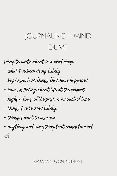 Mind Dump Journal Prompts, Writing Prompts For Self Discovery, Mindfulness Excersizes, Midday Journal Prompts, 5 Min Journal Prompts, Mind Dump Journal, Journaling Benefits, Mind Dump, Mindfulness Journal Prompts