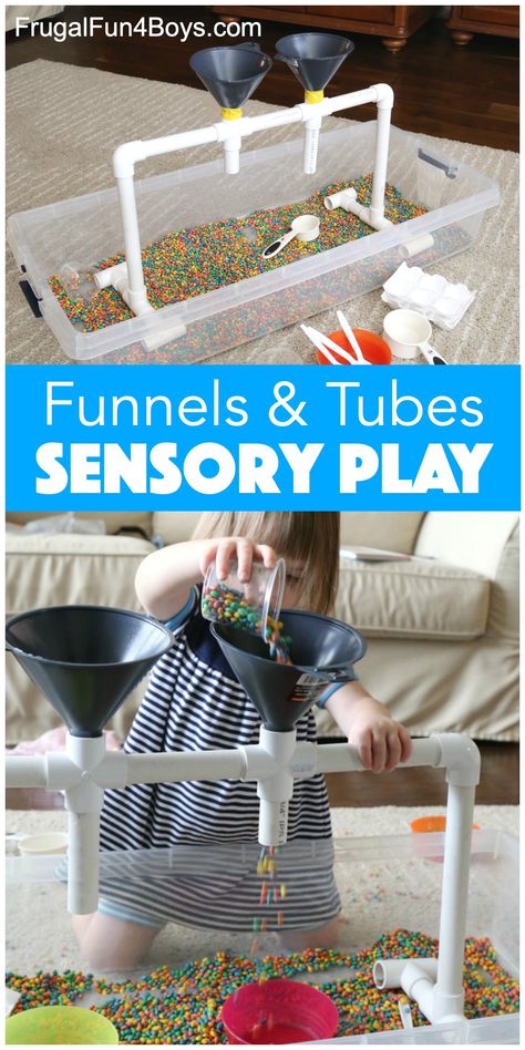 Pvc Pipe Sensory Table, Diy Outdoor Sensory Play, Pvc Pipe Water Play, Tubes And Tunnels Dramatic Play, Diy Sensory Table Pvc, Pvc Pipe Projects For Kids, Activity Preschoolers, Diy Pvc Pipe Projects, Outdoor Sensory Play