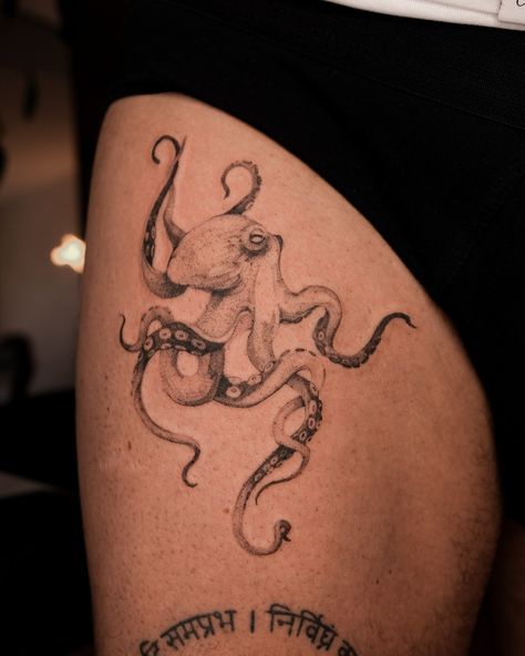 The octopus in micro realism Booking for October/November • Only LISBON #tattoocommunity #tattoolisboa #tattoolisbon #tattooportugal #lisboatattoo #lisbontattoo #octopustattoo #polvotattoo Outside Elbow Tattoos For Women, Octopus Tattoos For Women, Small Realism Tattoo, October Tattoo Ideas, Cephalopod Tattoo, Small Octopus Tattoo, Tattoo Octopus, Wave Tattoos, Micro Realism