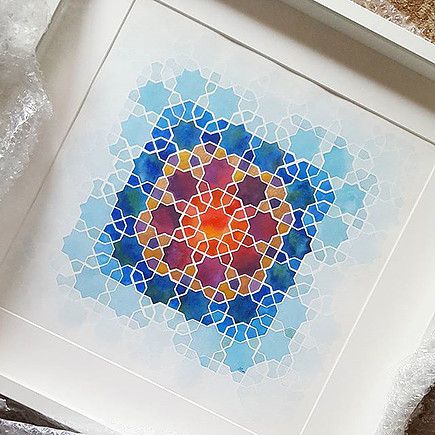 Islamic Design Pattern, Islamic Geometry, Persian Art Painting, Geometric Pattern Art, Geometric Design Art, Sacred Geometry Art, Islamic Patterns, Arabic Pattern, Geometric Drawing