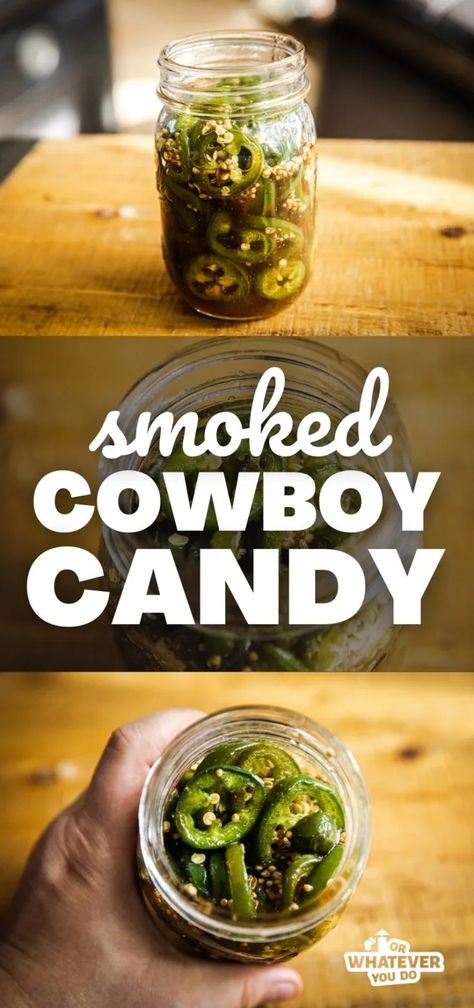 Best Cowboy Candy Recipe, Cowboy Candy Brine Uses, Smoked Cowboy Candy, Cowboy Candy Syrup, Candied Jalapeno Recipes, Smoked Jalapeno Peppers, Smoked Jalapenos, Cowboy Candy Jalapenos, Cowboy Candy Recipe