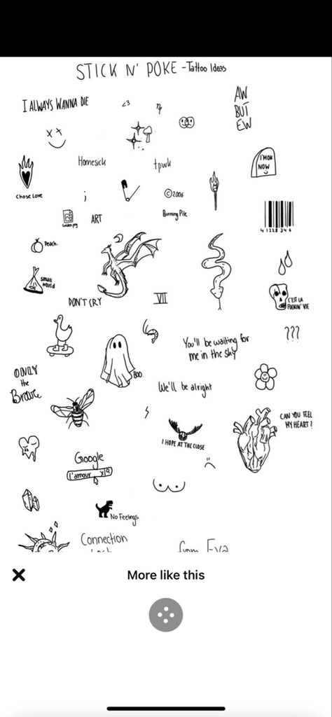 Gender Neutral Tattoos Ideas, Stick And Poke Tattoo Ideas Men, Small Meaningful Stick And Poke Tattoos, Dino Stick And Poke, Mini Tattoos Stick And Poke, Stick And Poke Tattoo Ideas Grunge, Stick And Poke Tattoo Ideas Aesthetic, Y2k Stick And Poke Tattoo, Small Snake Stick And Poke