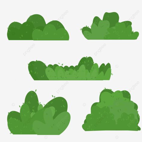 Bush Illustration Drawings, Grass Vector Illustrations, Bush Doodle, Dirt Illustration, Bushes Drawing, Bushes Illustration, Bushes Png, Tree Flat Illustration, Bush Vector