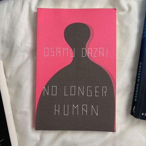 No Longer Human Book Cover, No Longer Human Book Aesthetic, Japanese Fiction Books, Dazai Osamu Book, Dazai Osamu No Longer Human, Osamu Dazai Aesthetic, No Longer Human Aesthetic, Osamu Dazai Books, No Longer Human Book