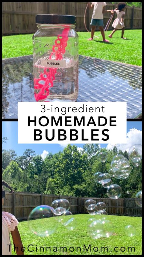 Bubble Activities For Kids, Homemade Bubble Solution, Sensory Play Recipes, Princess Ideas, Bubble Recipe, Bubble Mix, Bubble Activities, How To Make Bubbles, Homemade Bubbles