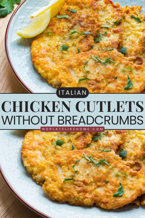 chicken cutlets, italian chicken cutlets, chicken dinner, weeknight meals, 30 min meals, chicken recipes Easy Italian Breakfast Recipes, Healthy Chicken Cutlet Recipes, Chicken Flour Recipe, Chicken Cutlet Dinner Ideas, Italian Fried Chicken, Pan Fried Chicken Cutlets, Chicken Cutlets Recipes, How To Fry Chicken, Sliced Chicken Breast Recipes